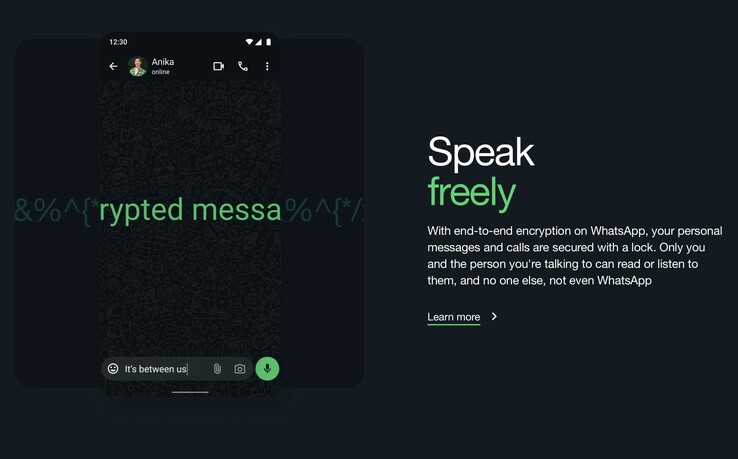 WhatsApp claims user chats are end-to-end encrypted - latest lawsuit claims the opposite. (Image source: WhatsApp)