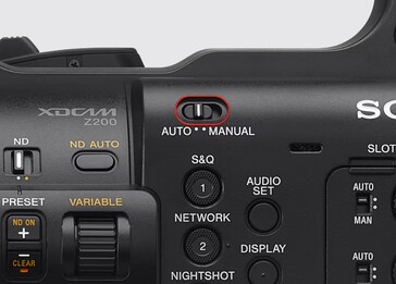 All functions can be adjusted manually for precision filmmaking or automatically by the camera for run-and-gun situations like news reporting. (Image source: Sony)
