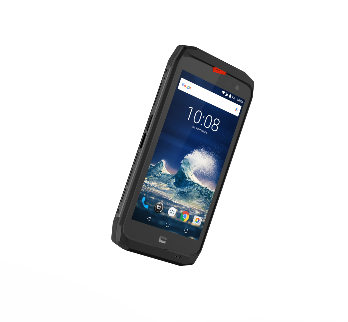 K-S-Trade Cover In Silicone Bumper Per Crosscall Action-X3 - Custodia Protettiva Paraurti Antishock, Accesso Facile A Porte E Fotocamera, Colore Nero - 2