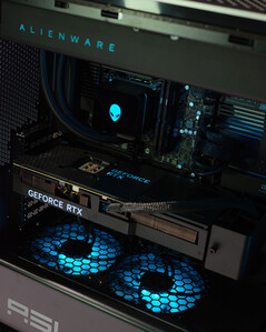 Plentiful fans in the Area-51 supply positive pressure airflow. (Image source: Alienware)