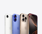 Promotional image displaying the cameras for all iPhone 16 variants against gray background. (Image Source: Apple)