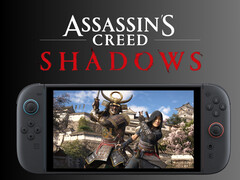 Assassin's Creed Shadows playing on Switch 2 (Image source: Ubisoft, Nintendo of America with edits)