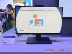 The Asus ExpertCenter P600 AiO can be configured with a CPU with up to 50 TOPs NPU. Pictured: the 27-inch model. (Image source: Notebookcheck)