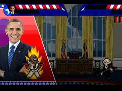 Electoral Carnage pits famous U.S. presidents against each other in satirical 2D battles.