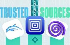 AltStore now includes three new repos, or sources. (Image via AltStore on Twitter)