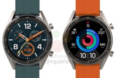 A leaked render of the forthcoming Huawei Watch GT Active. (Source: WinFuture)