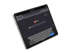 The Juno Tab 4 13'' has multiple ports and two cooling fans.