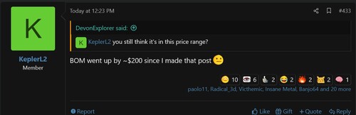 Kepler_L2 updated PS6 price estimate