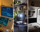On r/battlestations, you can find retro-futuristic builds that merely look good, as well as functional setups with high computing power. Pictured - three different setups from the subreddit. (Image source: r/battlestations - Edited)