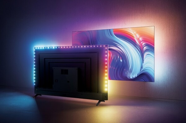 The Philips Ambilight TV has integrated LED light strips. (Image source: Philips)