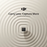 The DJI event page showcases a tiny cube-like object in the middle, which is quite possibly the Mic Mini. (Image source: DJI)