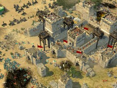 An image showing a castle in Stronghold Crusader 2.