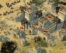 An image showing a castle in Stronghold Crusader 2.