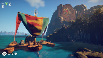 An image showing a raft in Survival: Fountain of Youth