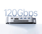 The new dock has the JHL9480 controller. Pictured: a promo image with the front side view of the Thunderbolt 5 docking station.