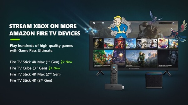 The Fire TV Stick 4K (2nd Gen) is one of the few Fire TV devices that supports Xbox Cloud Gaming. (Image source: Amazon)