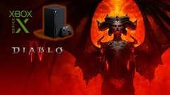 A Diablo IV-themed Xbox Series X is reportedly in the works (image via @bilibili_kun on Twitter)