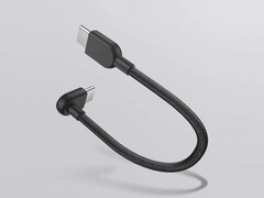 Xiaomi’s 3A Braided USB-C to USB-C Cable (10cm) (pictured) will be released globally. (Image source: Xiaomi)