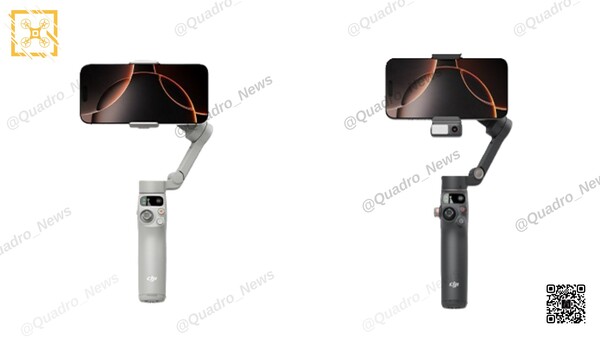 The Osmo Mobile 7 and Osmo Mobile 7 Pro, from left to right. (Image source: via Igor Bogdanov)
