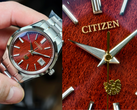 At macro distance, the individual fibers on the Citizen AQ4100-65X are very three-dimensional.