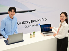 The Galaxy Book5 Pro is the second member in the Galaxy Book5 series. (Image source: Samsung)