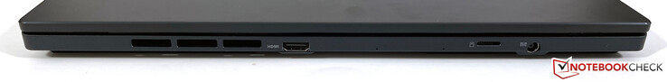 Back: HDMI 2.1, microSD reader, power supply