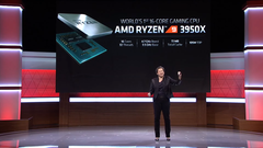 AMD launched the Ryzen 9 3950X 16C/32T CPU at E3 2019. (Source: AMD E3 2019 keynote)
