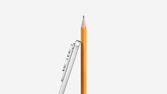 The S25 Edge (with pencil for scale). (Image source: Samsung)
