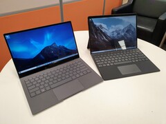 The ARM-based Galaxy Book S and Surface Pro X prove to make excellent competition for Apple&#039;s popular MacBook Air. (Source: Notebookcheck)