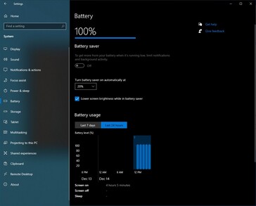 Battery usage graphs. (Image Source: Albacore on Twitter)