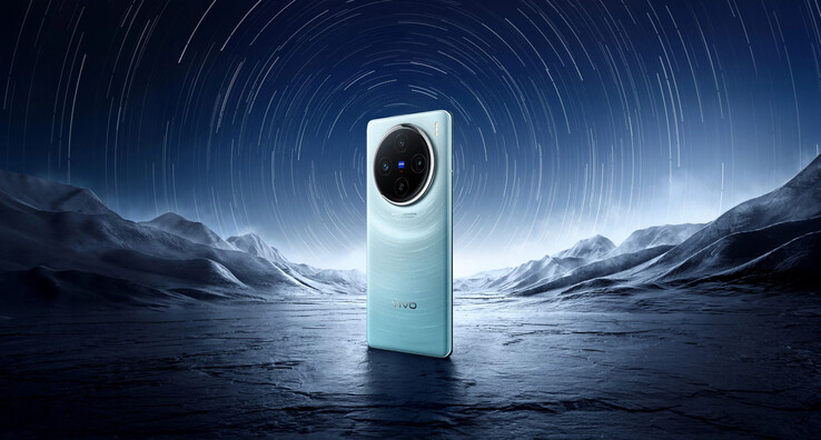 Vivo X100 - Stargaze Blue. (Image source: Vivo)