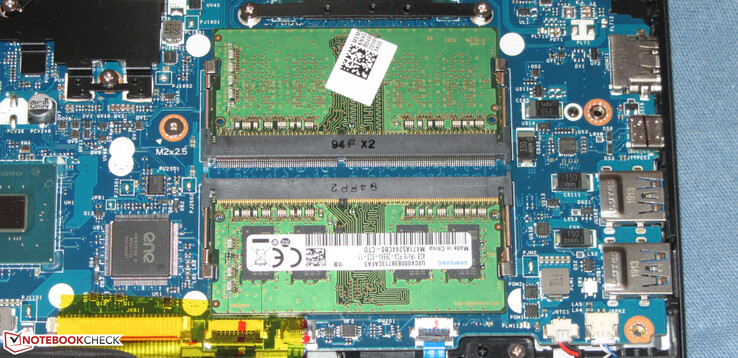 The main memory runs in dual-channel mode