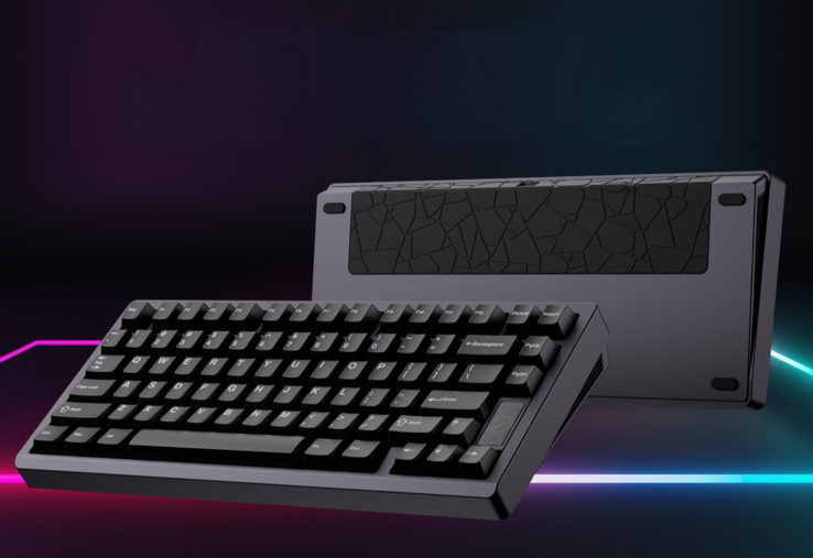 Chilkey Slice75 HE gaming keyboard in grey