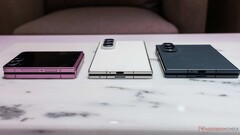 Samsung has shown off three new foldable smartphones