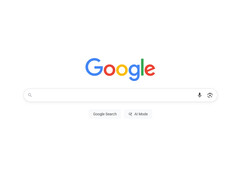 A screenshot of the Google Search homepage from a user on X that shows the new AI Mode button. (Image Source: @glenngabe on X)