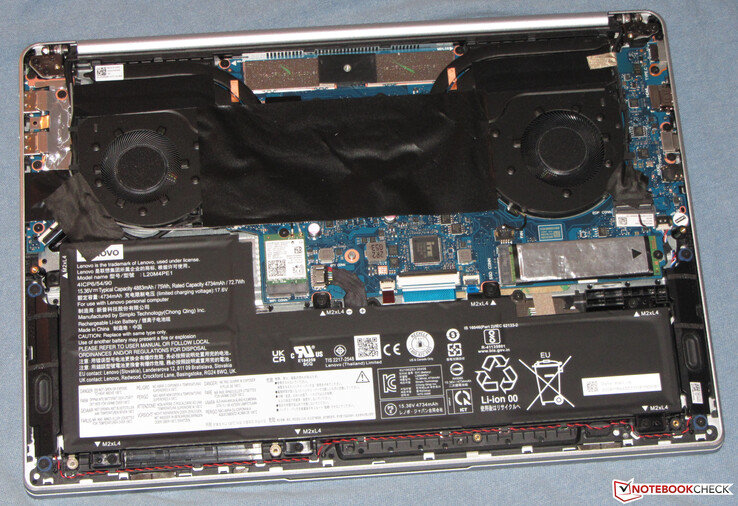 The interior of the IdeaPad 5 Pro