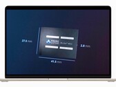 The MacBook Air achieves greater performance with the help of AirJet Mini. (Image: Apple / Frore Systems, edited)