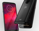 The 5G Moto Mod will give last year's 4G Moto Z3 ultra-fast 5G cellular capabilities. (Source: Motorola)