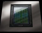 Close-up view of an Nvidia RTX GPU die with exposed circuitry and metallic casing (Image source: Nvidia)