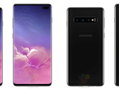 The Samsung Galaxy S10 and S10+ in black. (Source: WinFuture)