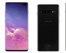 The Samsung Galaxy S10 and S10+ in black. (Source: WinFuture)