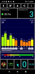 GPS test outdoors