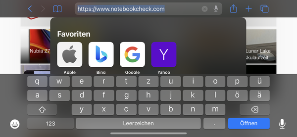 Keyboard landscape