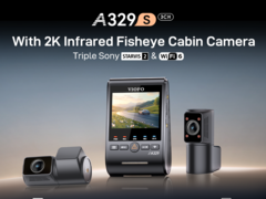 The Viofo A329S 3CH dash cam can capture footage up to 4K/60 fps (Image source: Viofo)