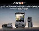 The Viofo A329S 3CH dash cam can capture footage up to 4K/60 fps (Image source: Viofo)