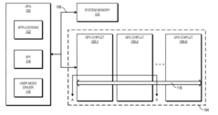 Examples of how AMD's GPU chiplet designs could work. (Image source USPTO via FreePatentsOnline)