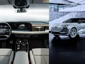 Audi teased both the exterior and interior design of the upcoming Q6 e-tron recently. (Image source: Audi - edited)