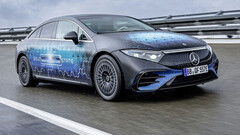 The first EQS with solid-state battery can cover north of 600 miles (Image source: Mercedes)