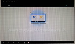 A leaked screenshot that shows the tablet's