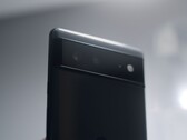 Back of a black Google Pixel phone with the camera bar typical of the Pixel 6 series